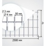 Панель евроограждения 3D оцинкованная Панель евроограждения 3D оцинкованная